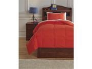Ashley Q759091T Signature Design Accessory Plainfield Twin Comforter Set Red
