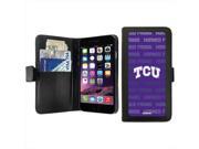 Coveroo TCU Repeating Design on iPhone 6 Wallet Case