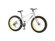 Mongoose R5714A 26 in. Mens Malus Fat Tire Wheels Bicycle Silver