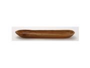 BENZARA 39184 Teak wood ship bowl 27 w 3 h