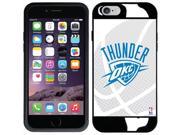 Coveroo Oklahoma City Thunder Halftone Logo Design on iPhone 6 Guardian Case