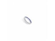 Fine Jewelry Vault UBUAGRD100S1413 116 Diffuse Sapphire Eternity Band 925 Sterling Silver 1 CT 28 Stones