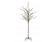 Queens of Christmas CH 108OR 06 24V 6 ft. Tall Orange Cherry Tree with 108 LEDs