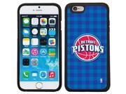 Coveroo 875 6844 BK FBC Detroit Pistons Plaid Print Design on iPhone 6 6s Guardian Case