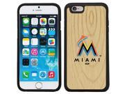 Coveroo 875 9932 BK FBC Miami Marlins Wood Emblem Design on iPhone 6 6s Guardian Case