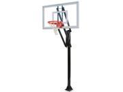 First Team Vector Select BP Steel Acrylic In Ground Adjustable Basketball System Columbia Blue