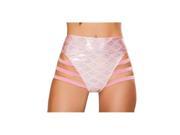 Roma Costume SH3281 Pink M L High Waisted Side Strapped Shorts Pink Medium Large