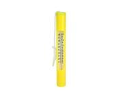 NorthLight 6.75 in. Yellow Floating Round Swimming Pool Thermometer with Cord