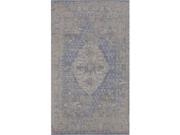 Rugs America 25905 Talbot Country Navy Rectangle Oriental Rug 5 x 8 ft.