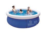 NorthLight Inflatable Above Ground Prompt Set Swimming Pool Blue White 10 ft. x 30 in.