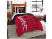 Northwest NOR 1NBA845000004RET Chicago Bulls Soft Cozy NBA Twin Comforter Bed in a Bag 64 x 86 in.