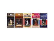 CandICollectables HAWKS514TS NBA Atlanta Hawks 5 Different Licensed Trading Card Team Sets