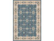 DynamicRugs VC7101998551 1998 Venice Collection 6.7 x 9.6 in. Traditional Rectangle Rug Dark Blue