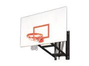 First Team WallMonster Excel Steel Adjustable Wall Mounted Basketball System Sienna Orange