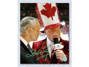 Don Cherry Hockey Night in Canada Autographed Canada Hat 11x14 Photo