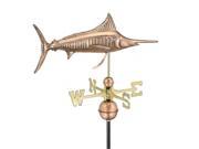 Good Directions 969P Marlin Weathervane Polished Copper
