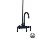 World Imports 289973 Tub Filler with Metal Lever Handles Satin Nickel