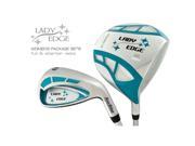 Tour Edge Golf LUSRGL07.BB LRH 2014 Lady Edge Half Box Set Black White Silver