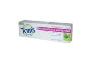 Toms Of Maine 0779470 Spearmint Gel Antiplaque Whitening Toothpaste 4.7 oz Case of 6