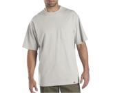 Dickies 1144624AGM Mens 2 Pack Short Sleeve Pocket Ash Gray T Shirts Medium