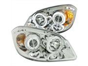 ANZO 121277 Projector Headlights Halo Without Ccfl Bar Chrome Clear