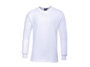 Portwest Thermal TShirt Long Sleeve Regular White Size XXXL