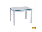 RAINBOW ACCENTS 57614JC007 RECTANGLE TABLE 14 in. HIGH YELLOW