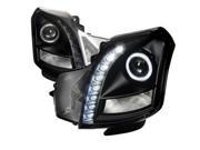 Spec D Tuning Halo Projector Headlight Black Not Compatible With Factory Xenon LHP CTS03JM RS