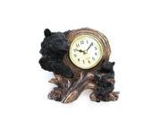 Unison Gifts GMD 586 6 In. H Two Bears Clock