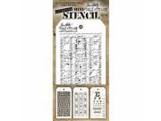 Stampers Anonymous MTS 16 Tim Holtz Mini Layered Stencil Set Pack of 3 Set No.16