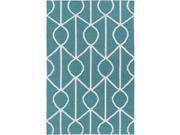 Artistic Weavers AWHD1049 912 York Ellie Rectangle Flat Woven Area Rug Teal 9 x 12 ft.