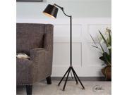 Uttermost Marias Black Metal Floor Lamp