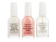 Sally Hansen 3414 Hard as Nails French Manicure Kit Sheerly Opal