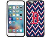Coveroo 876 8437 BK FBC Boston Red Sox Sketchy Chevron Design on iPhone 6 Plus 6s Plus Guardian Case