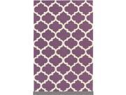 Artistic Weavers AWAH2031 6RD Pollack Stella Round Hand Tufted Area Rug Purple White 6 ft.