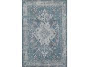 Rugs America 25518 Beverly Blue Runner Abstract Rug 2 ft. 2 in. x 7 ft. 6 in.