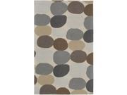 Artistic Weavers AWIP2208 58 Impression Allie Rectangle Hand Tufted Area Rug Stone Multi 5 x 8 ft.