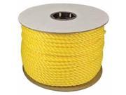 Orion Ropeworks Inc 811 350160 00300 111 0.5 in. X 300 Twisted Polylite Yellow