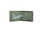Vespa VPRL63 Wallet Eco Leather Green 3.5 x 4.7 in.