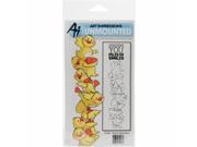 Art Impressions 4738 Stackers Cling Rubber Stamp Set 7 x 4 in. Duck