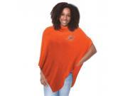 Little Earth Productions 351114 DOLP Miami Dolphins Crystal Knit Poncho Orange