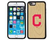 Coveroo 875 9929 BK FBC Cleveland Indians Wood Emblem Design on iPhone 6 6s Guardian Case