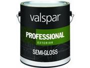 Valspar Paint 12911 1 Gallon Light Base Professional Exterior Semi Gloss Latex Paint