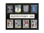 CandICollectables 1215POSEY8C MLB 12 x 15 in. Buster Posey San Francisco Giants 8 Card Plaque