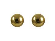 Dlux Jewels Gold Filled 14 mm Ball Earrings