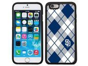 Coveroo 875 6737 BK FBC San Diego Padres Argyle Design on iPhone 6 6s Guardian Case
