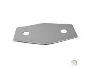 Westbrass D504 50 2 Hole Remodel Plate in Powder Coat White
