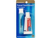 Good Sense Travel Soft Toothbrush with Colgate Toothpaste Case of 36