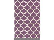 Artistic Weavers AWAH2031 23 Pollack Stella Rectangle Hand Tufted Area Rug Purple White 2 x 3 ft.
