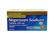 Good Sense Naproxen Sodium 220 mg Pain Reliever Fever Reducer Tablets 100 Count Case of 24